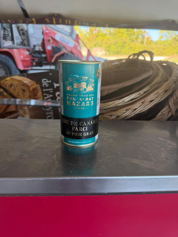 Cou farci au foie gras
